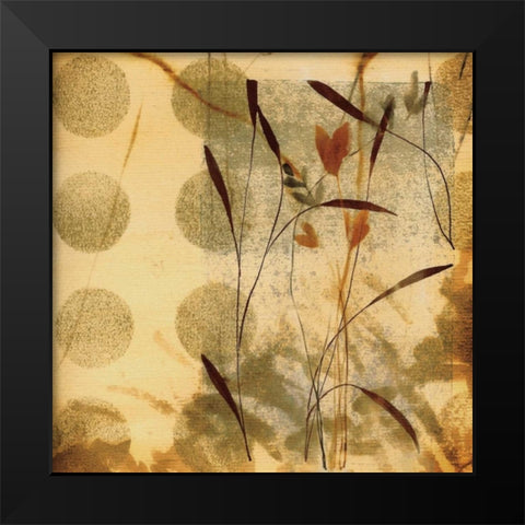 Playful Meadow II Black Modern Wood Framed Art Print by Leal, Fernando