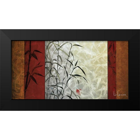 View from Huang Shan Black Modern Wood Framed Art Print by Li-Leger, Don
