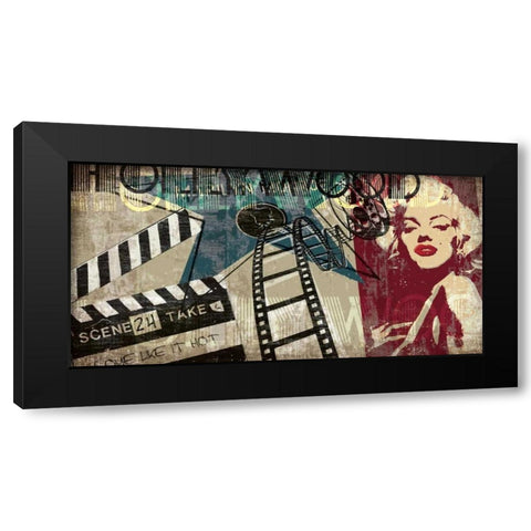 Forever Glam Black Modern Wood Framed Art Print with Double Matting by Venter, Tandi