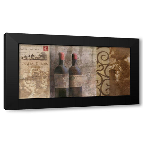 Vintage II Black Modern Wood Framed Art Print with Double Matting by Mallett, Keith