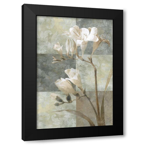 Memento II Black Modern Wood Framed Art Print with Double Matting by Mallett, Keith