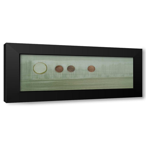 Aqua Drops III Black Modern Wood Framed Art Print by Parker, Karen Lorena