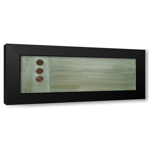Aqua Drops IV Black Modern Wood Framed Art Print with Double Matting by Parker, Karen Lorena