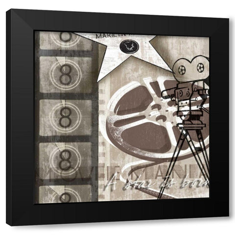 In the Making I Black Modern Wood Framed Art Print with Double Matting by Venter, Tandi