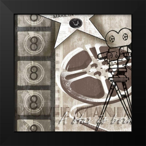 In the Making I Black Modern Wood Framed Art Print by Venter, Tandi