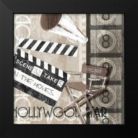 In the Making II Black Modern Wood Framed Art Print by Venter, Tandi