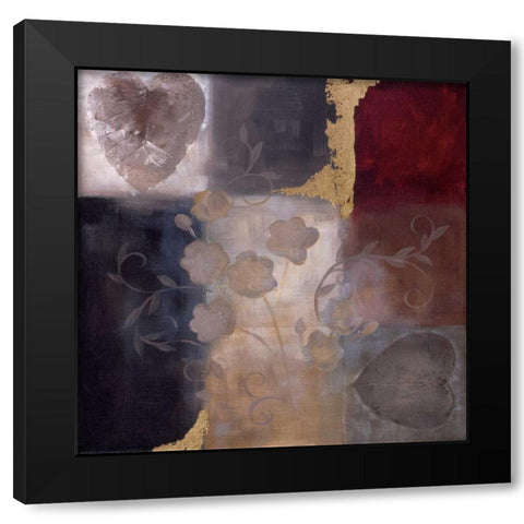 Autumn Accent  I Black Modern Wood Framed Art Print by Maitland, Laurie