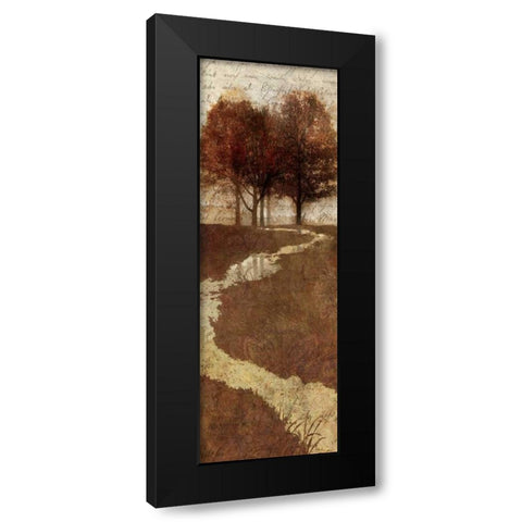 Shades of Autumn I Black Modern Wood Framed Art Print with Double Matting by Mallett, Keith