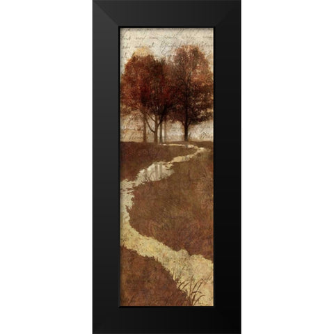 Shades of Autumn I Black Modern Wood Framed Art Print by Mallett, Keith