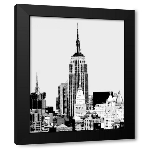 Vintage NY I Black Modern Wood Framed Art Print by Maihara/Watt, Jeff/Boyce