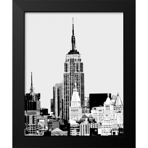 Vintage NY I Black Modern Wood Framed Art Print by Maihara/Watt, Jeff/Boyce