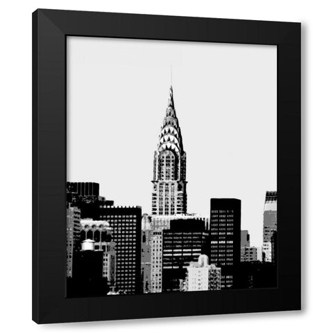 Vintage NY II Black Modern Wood Framed Art Print by Maihara/Watt, Jeff/Boyce