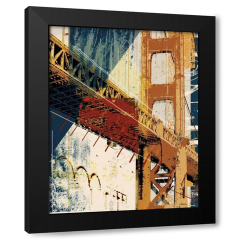 Into Manhattan I Black Modern Wood Framed Art Print with Double Matting by NOAH