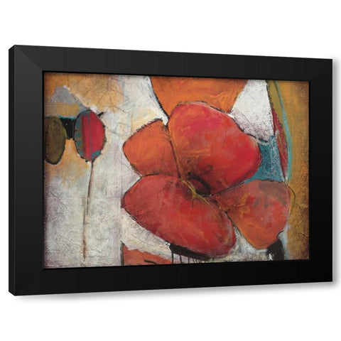 Full Blossom I Black Modern Wood Framed Art Print by Li-Leger, Don