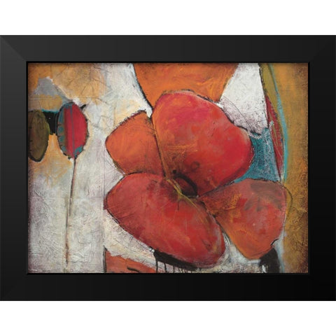 Full Blossom I Black Modern Wood Framed Art Print by Li-Leger, Don