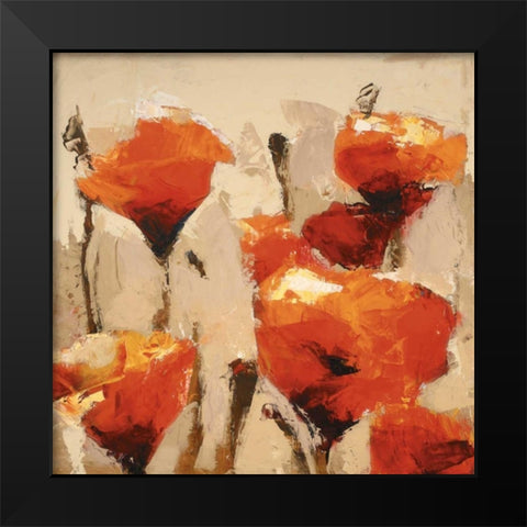 In Sync Black Modern Wood Framed Art Print by Colbert , Peter