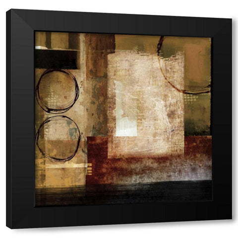 Manhattan Melody Black Modern Wood Framed Art Print by Mallett, Keith