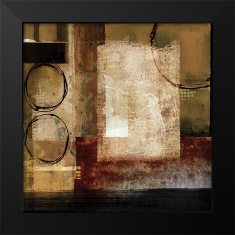 Manhattan Melody Black Modern Wood Framed Art Print by Mallett, Keith