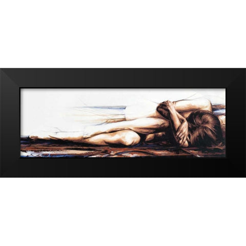 Essential Self Black Modern Wood Framed Art Print by De Villiers , Antoine