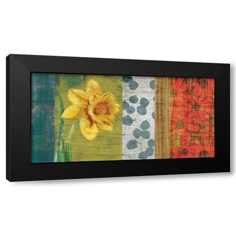 Garden Collection I Black Modern Wood Framed Art Print with Double Matting by Venter, Tandi
