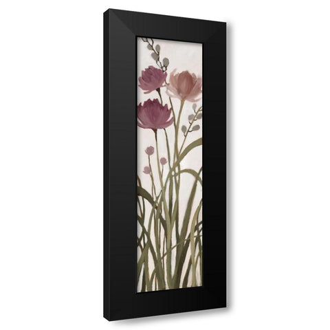 Meadows II Black Modern Wood Framed Art Print with Double Matting by MARIA