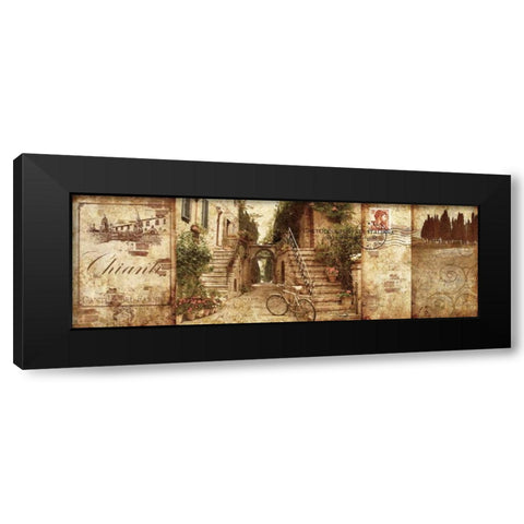 Tuscany Black Modern Wood Framed Art Print by Mallett, Keith