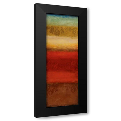 Jaipur Black Modern Wood Framed Art Print with Double Matting by Emet , Angelina