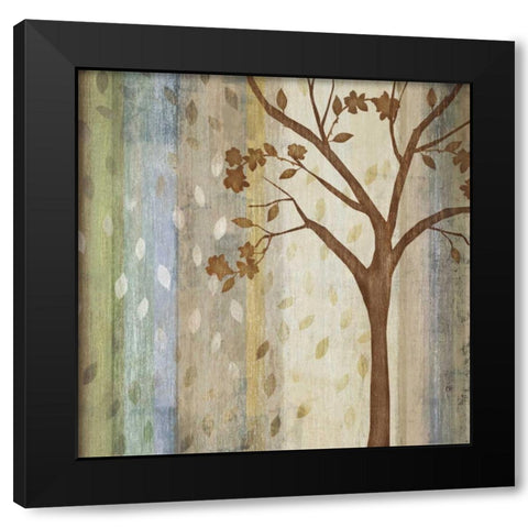 Changing Seasons I Black Modern Wood Framed Art Print with Double Matting by Venter, Tandi