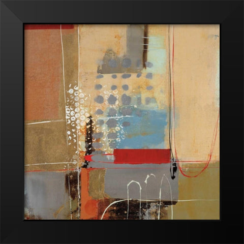 Emociones I Black Modern Wood Framed Art Print by Villarreal Santos, Nancy