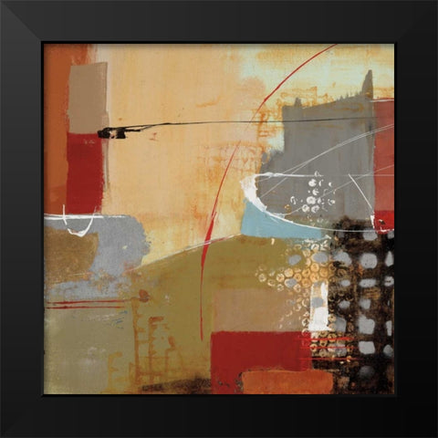 Emociones II Black Modern Wood Framed Art Print by Villarreal Santos, Nancy