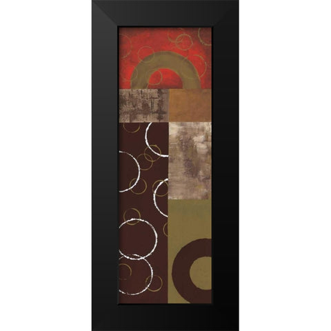 Mix n Match I Black Modern Wood Framed Art Print by Kaminsky, Earl