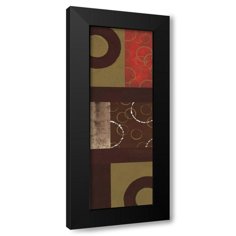 Mix n Match II Black Modern Wood Framed Art Print with Double Matting by Kaminsky, Earl