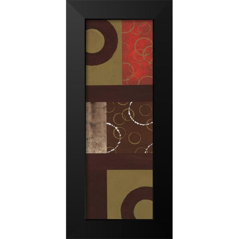 Mix n Match II Black Modern Wood Framed Art Print by Kaminsky, Earl