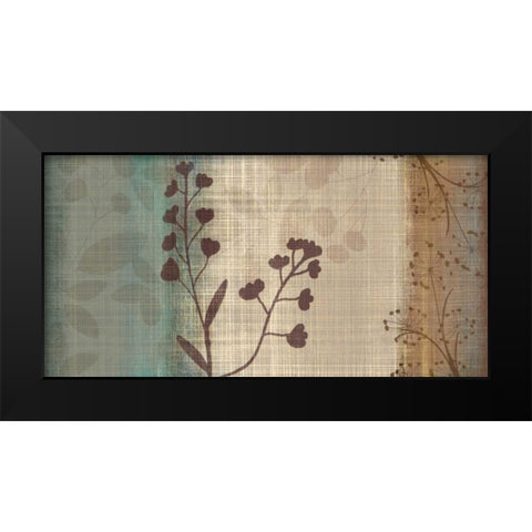 Playful Combinations Black Modern Wood Framed Art Print by Venter, Tandi