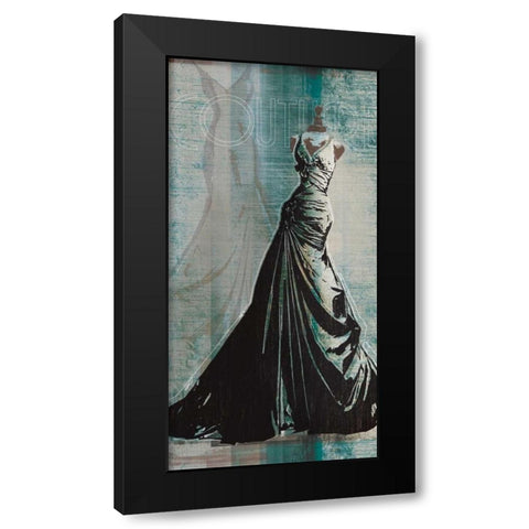 Tonight I Black Modern Wood Framed Art Print by Venter, Tandi