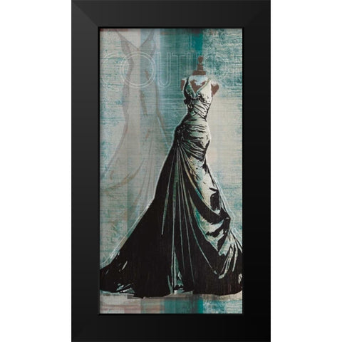 Tonight I Black Modern Wood Framed Art Print by Venter, Tandi