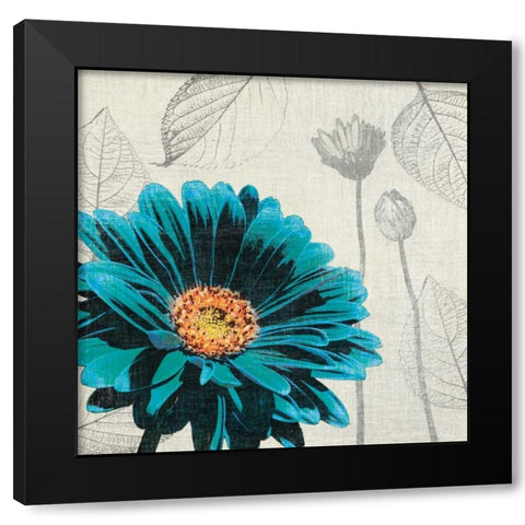 A Touch of Color II Black Modern Wood Framed Art Print by Venter, Tandi