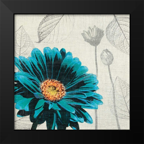 A Touch of Color II Black Modern Wood Framed Art Print by Venter, Tandi