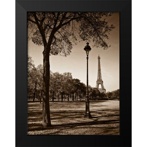 An Afternoon Stroll - Paris I Black Modern Wood Framed Art Print by Maihara, Jeff