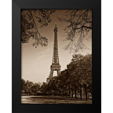 An Afternoon Stroll - Paris II Black Modern Wood Framed Art Print by Maihara, Jeff