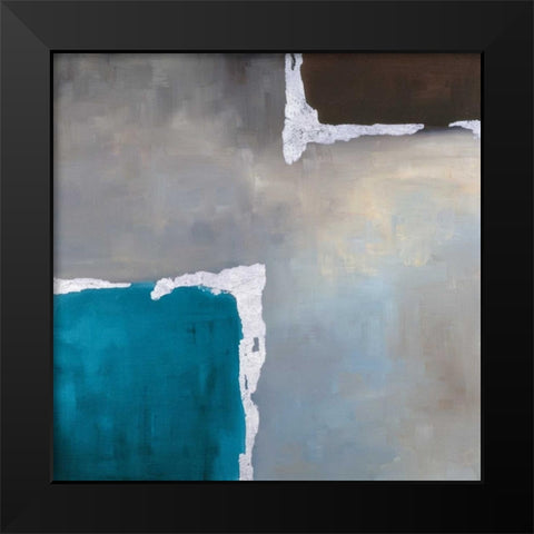 Spa Accent II Black Modern Wood Framed Art Print by Maitland, Laurie