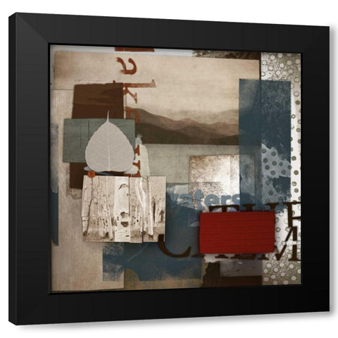 Reverie I Black Modern Wood Framed Art Print with Double Matting by NOAH