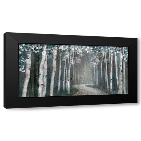 Mineral Forest Black Modern Wood Framed Art Print with Double Matting by Venter, Tandi