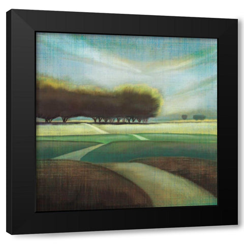 Looking Back II Black Modern Wood Framed Art Print with Double Matting by Venter, Tandi