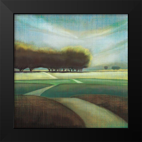Looking Back II Black Modern Wood Framed Art Print by Venter, Tandi