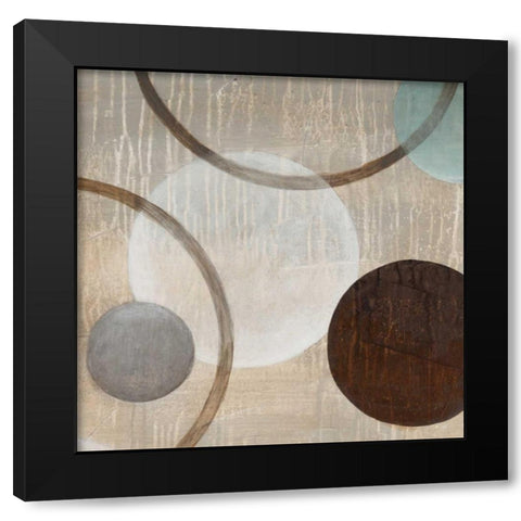 Revolutions I Black Modern Wood Framed Art Print by Eve