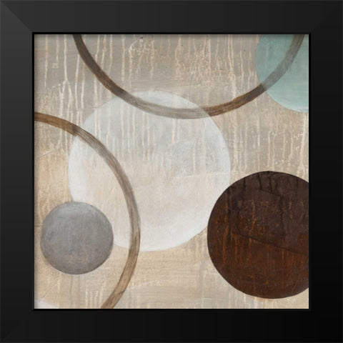 Revolutions I Black Modern Wood Framed Art Print by Eve