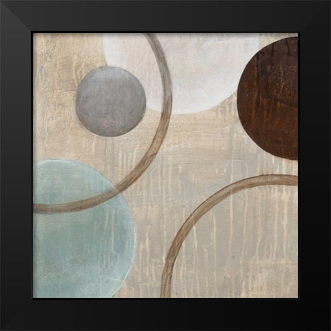 Revolutions II Black Modern Wood Framed Art Print by Eve