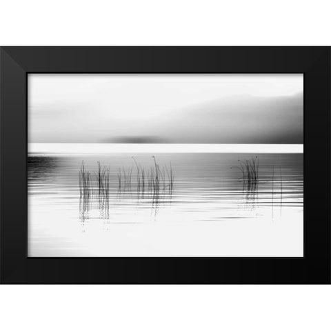 Tranquil Dawn Black Modern Wood Framed Art Print by Pelkey, Marvin