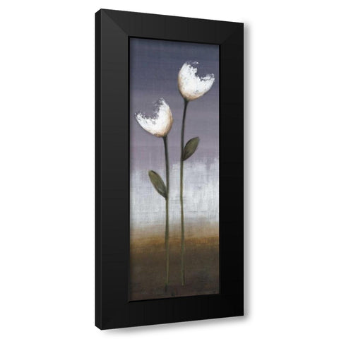 Charming II Black Modern Wood Framed Art Print with Double Matting by EVE